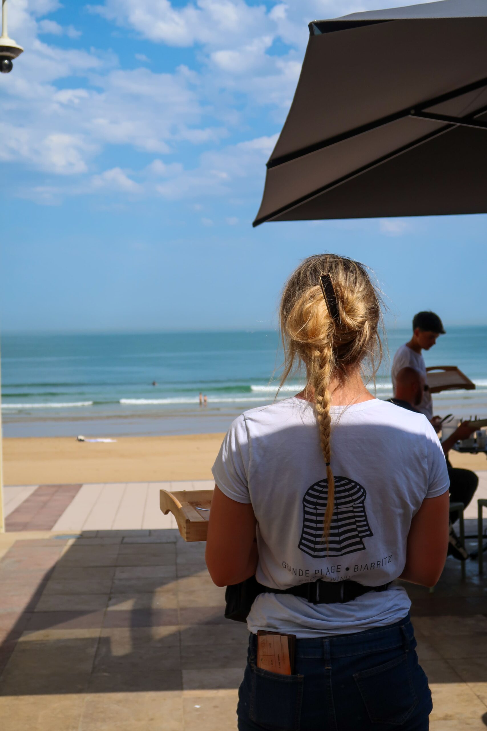 Café d'Eugénie en bord de mer à Biarritz